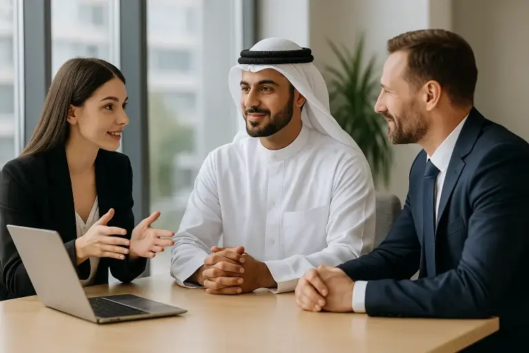 زوجان سعيدان يحملان وثيقة تصريح زواج رسمي